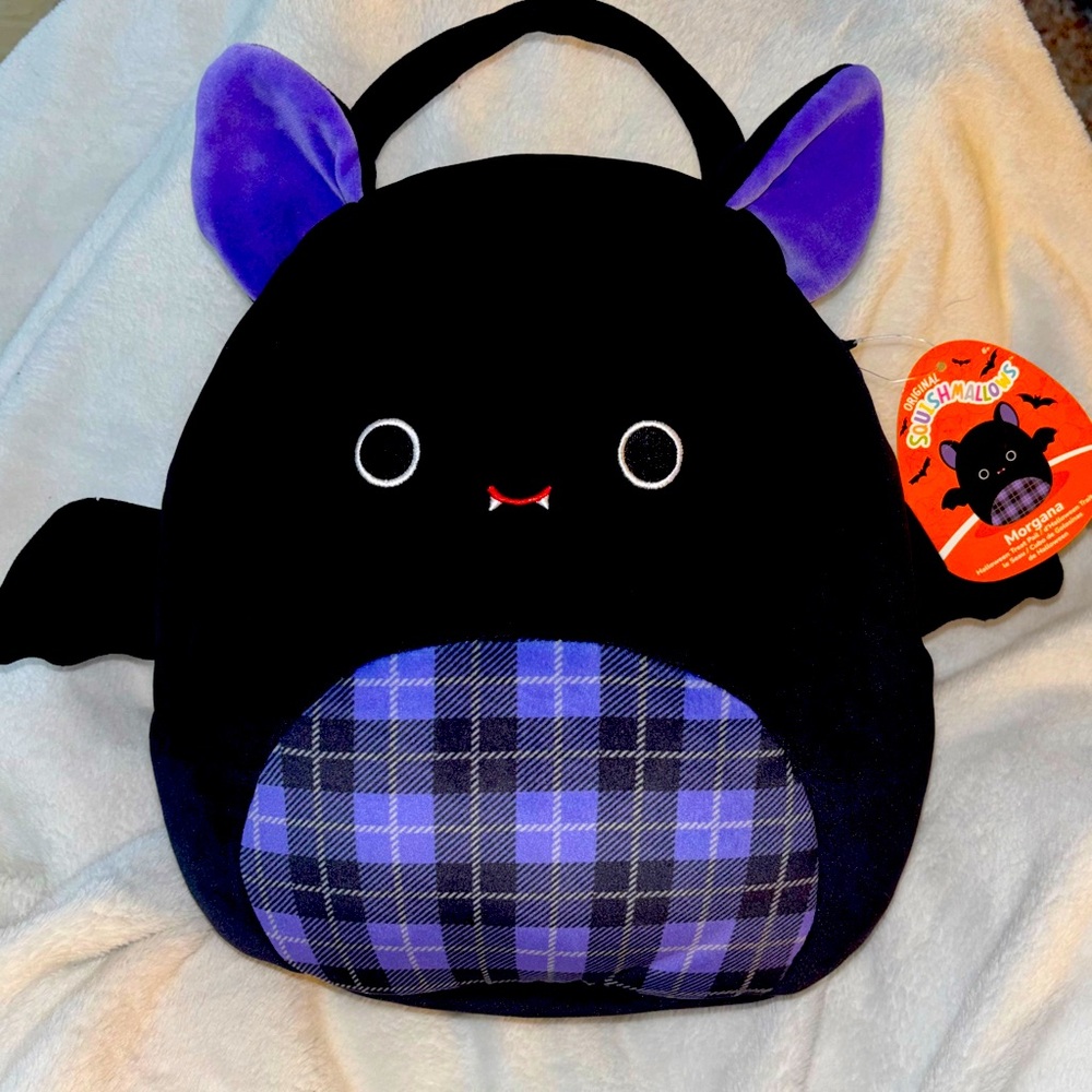 Squishmallows Morgana Bat Plush Treat Pail